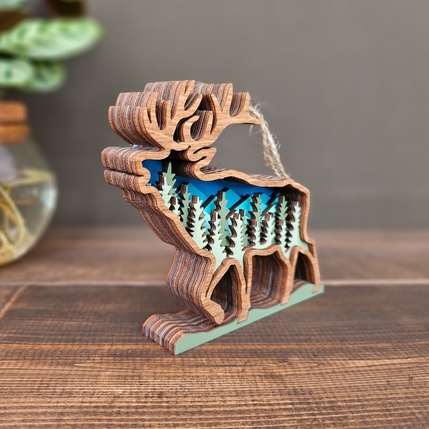 3D Elk Christmas Tree Ornament-New Version!