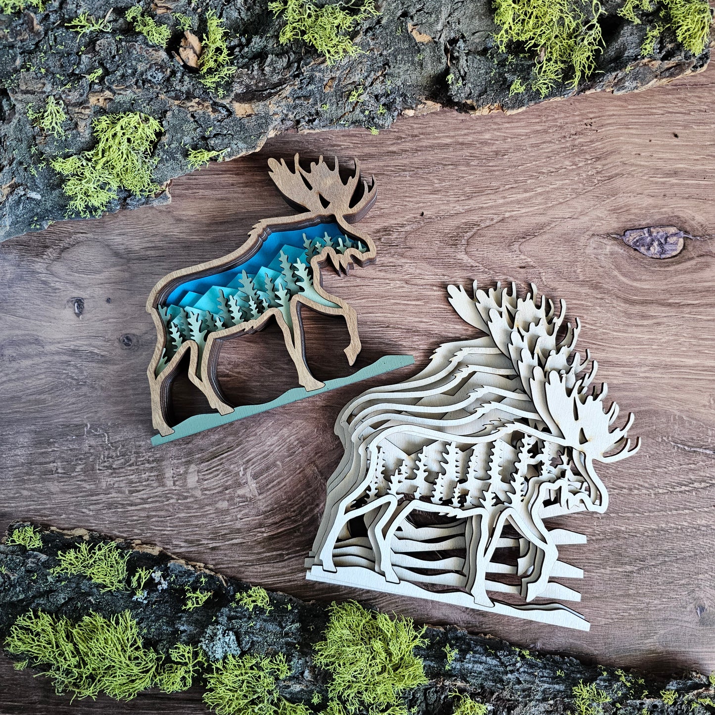 3D Layered Moose Art DIY Kit