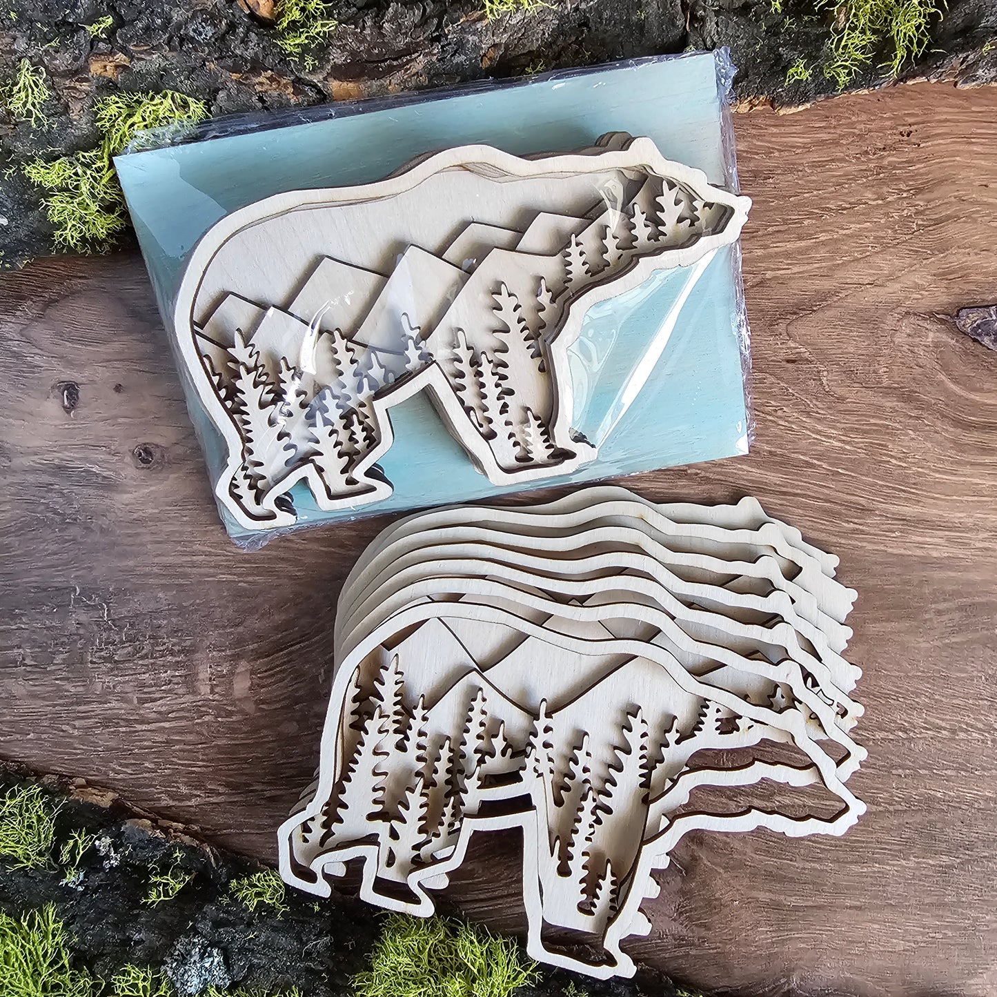 3D Layered Bear Art DIY Kit