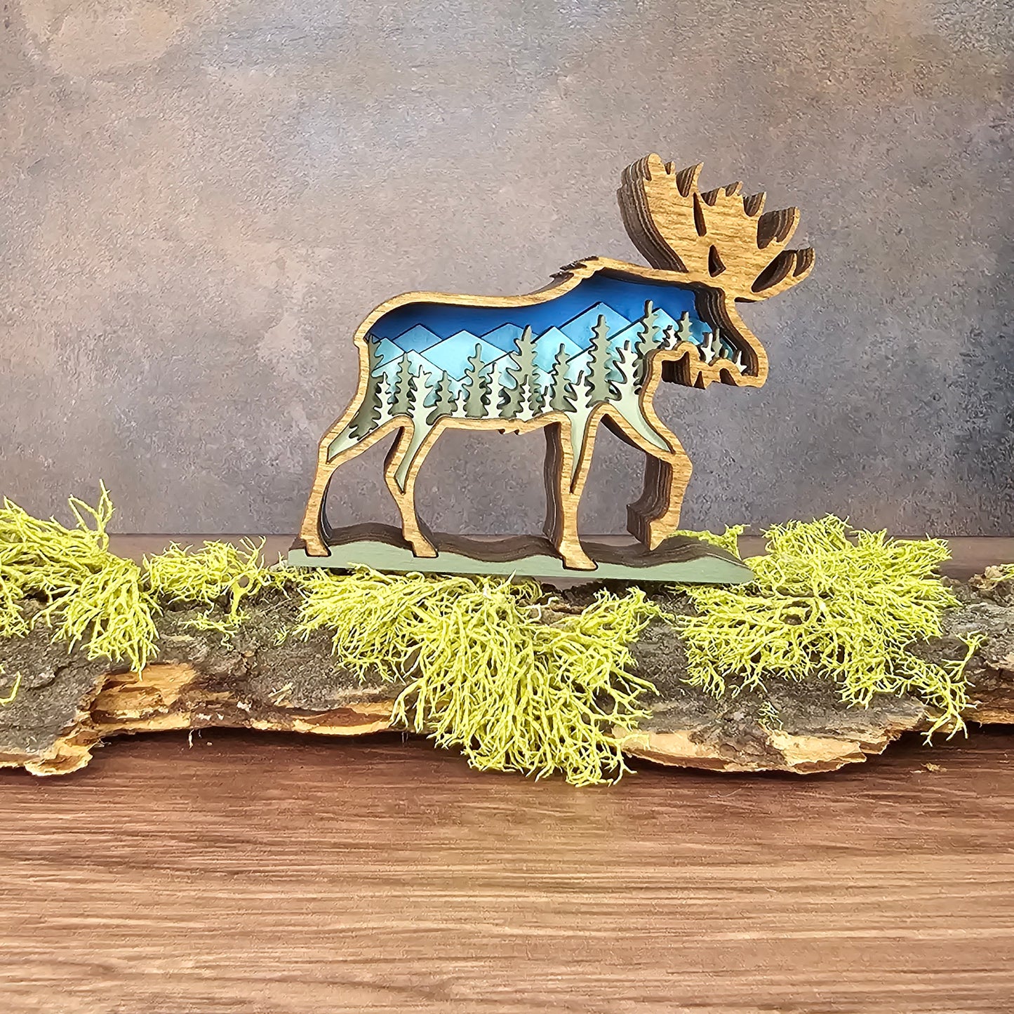3D Layered Mini Moose