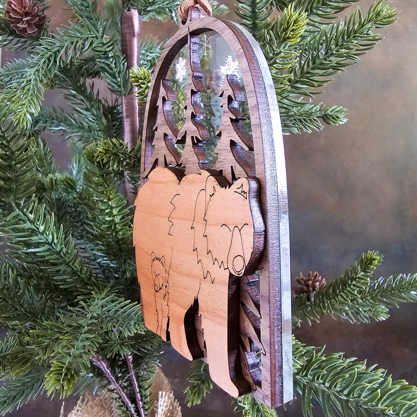 Bear Arch Christmas Tree Ornament