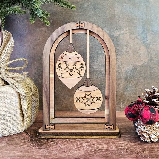 Ornament Arch Christmas Mantel Decoration