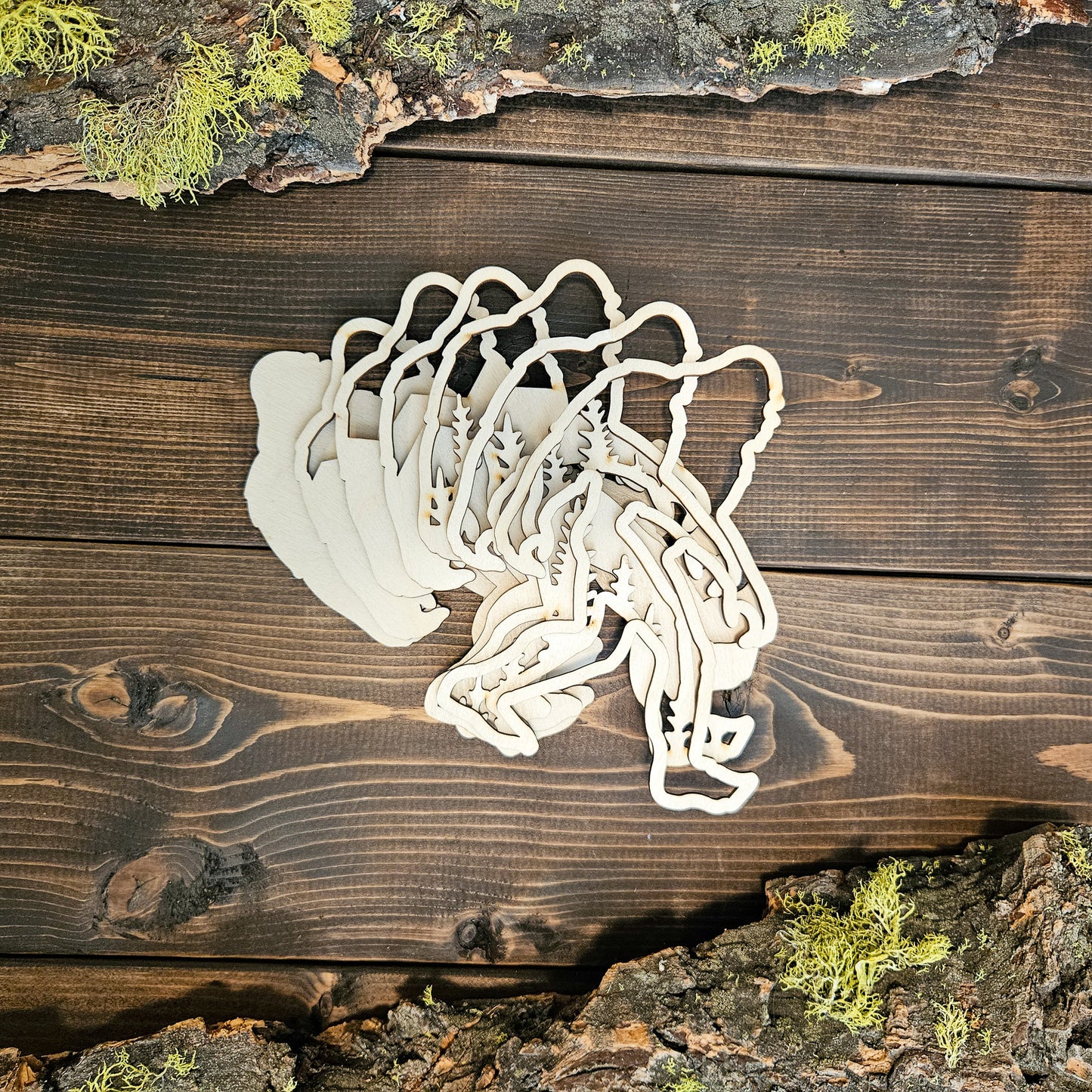 3D Layered Bigfoot Art DIY Kit-New Version!