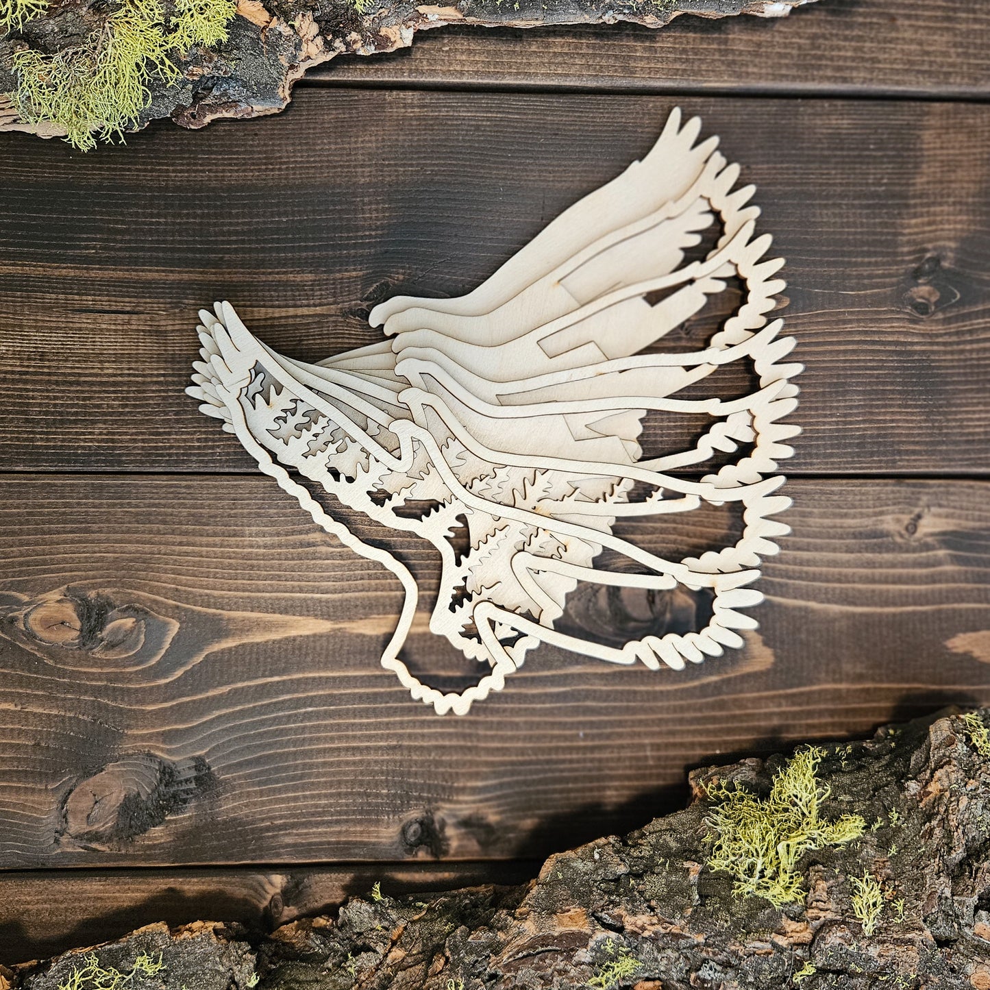 3D Layered Eagle Art DIY Kit-New Design!