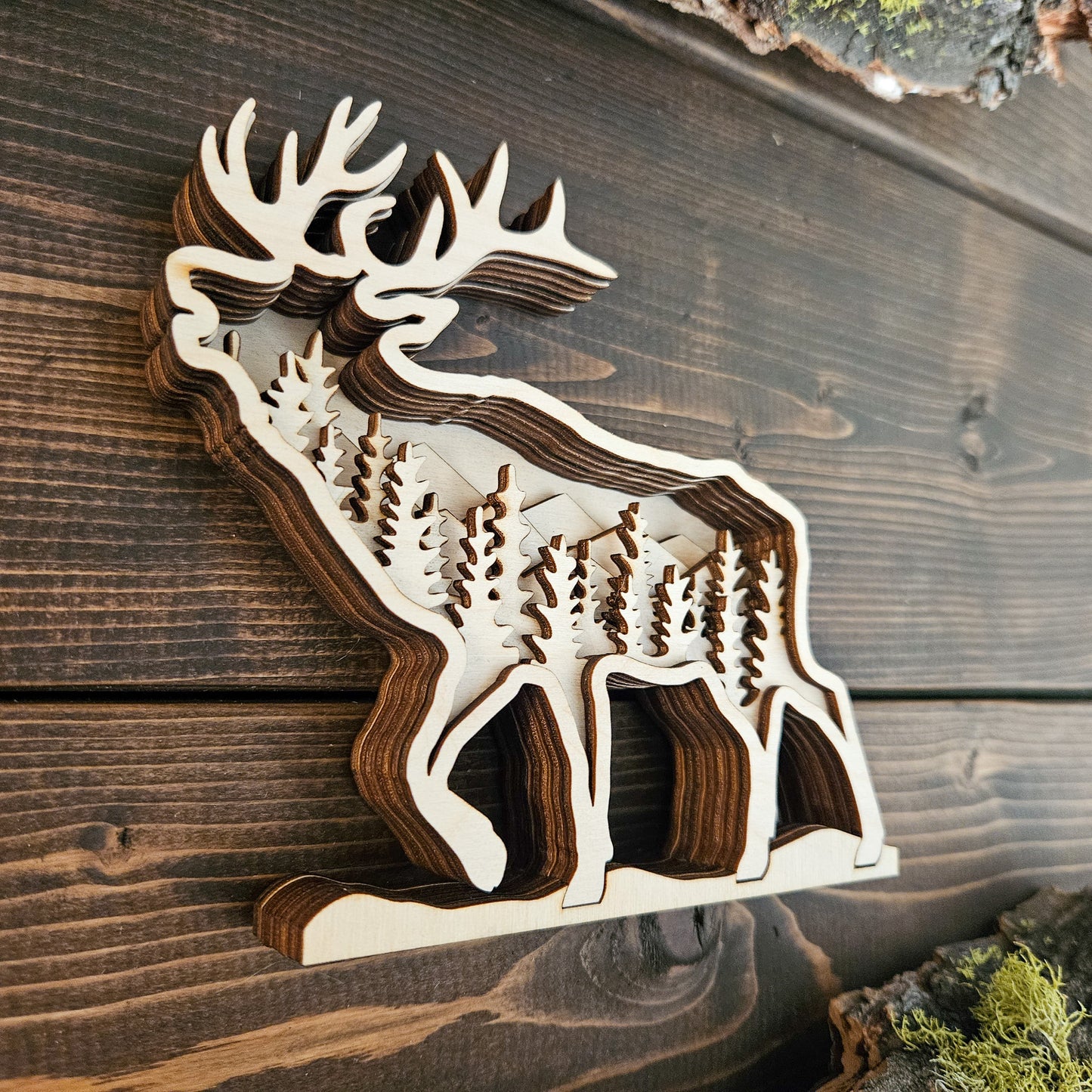 3D Layered Elk Art DIY Kit-New Design!