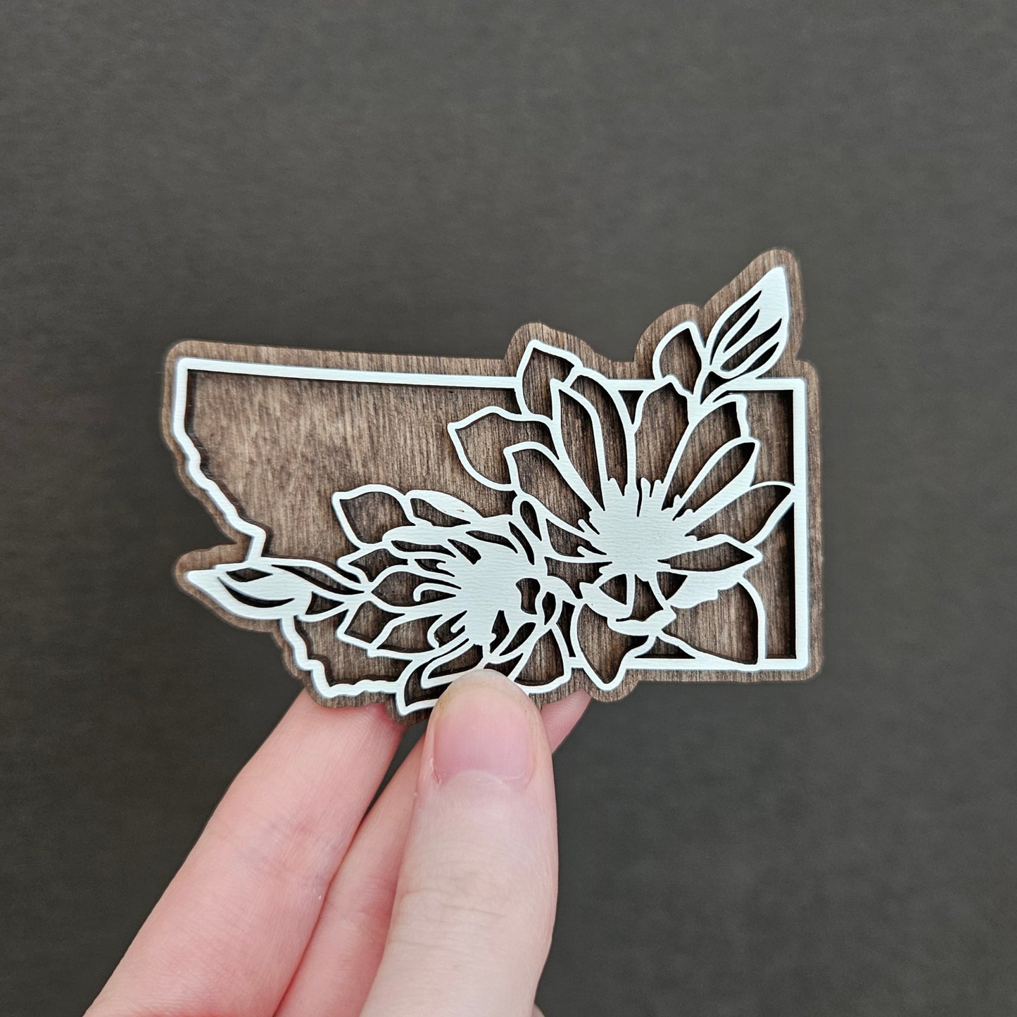 Montana State Flower Magnet