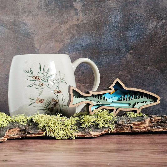 3D Layered Mini Fish