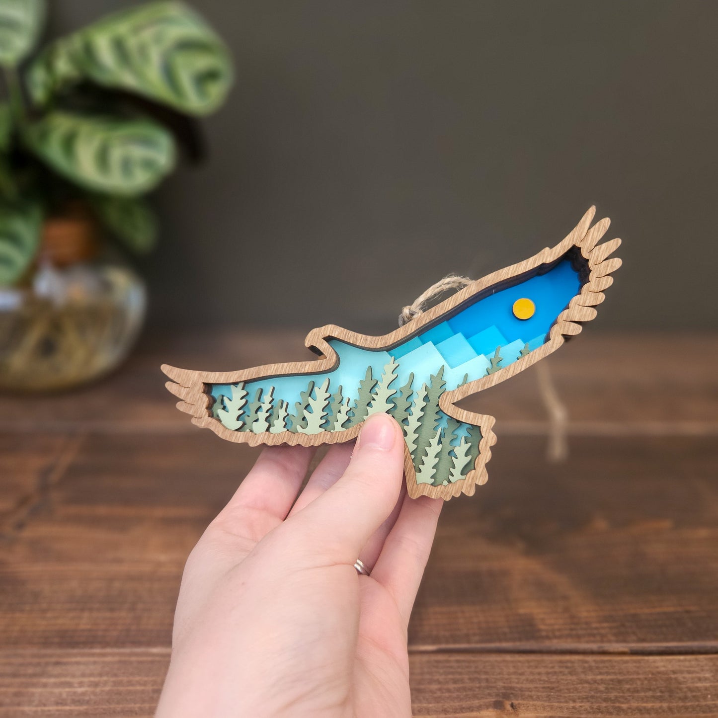 3D Eagle Christmas Tree Ornament-New Version!