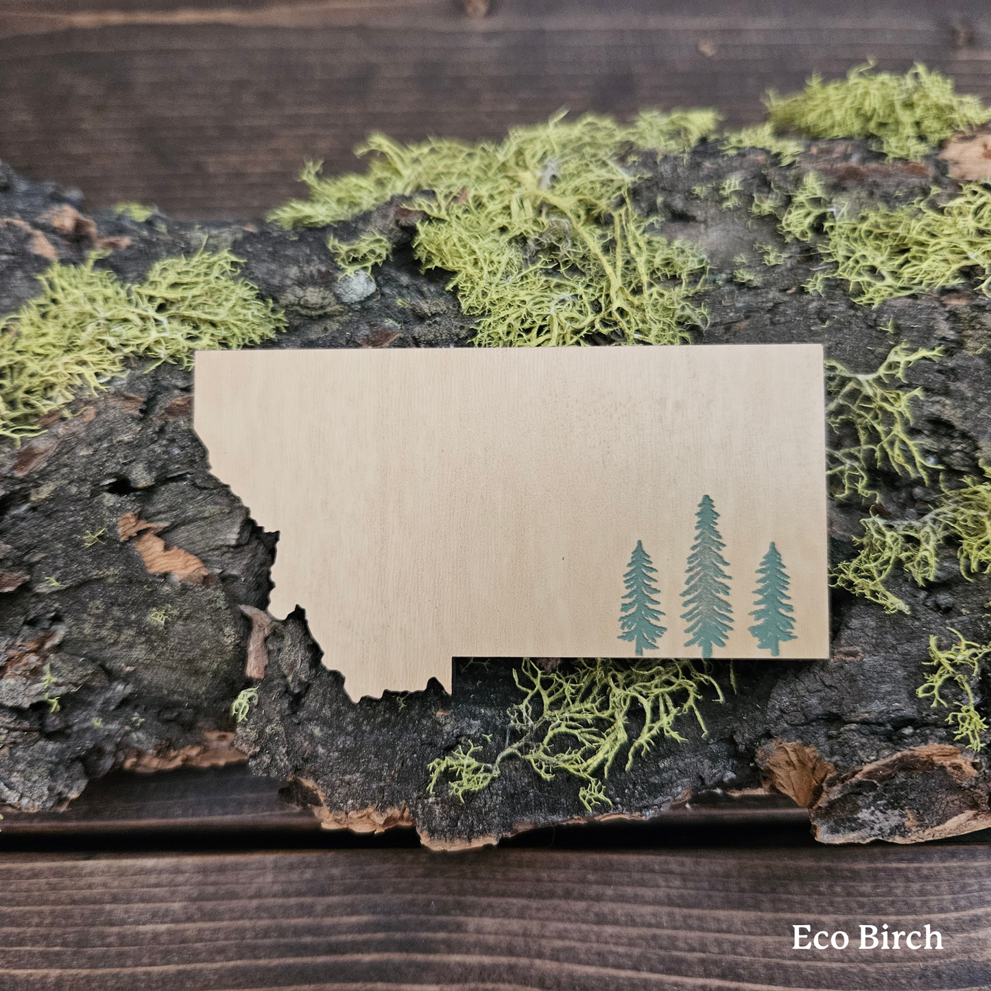 Montana Pine Trees Magnet