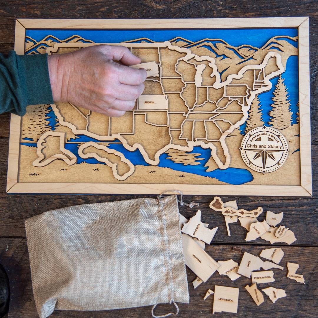 State Travel Tracking Map