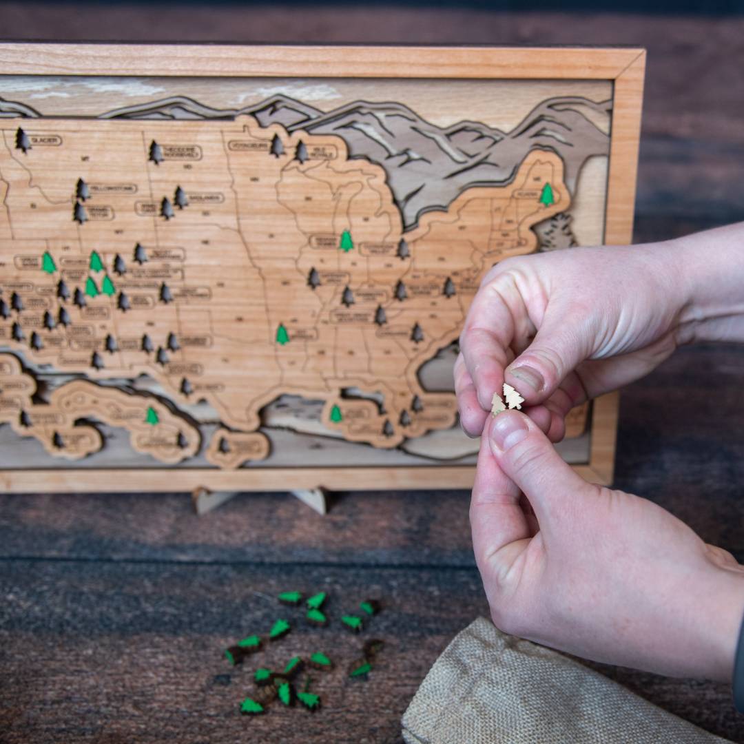 National Park Travel Tracking Map