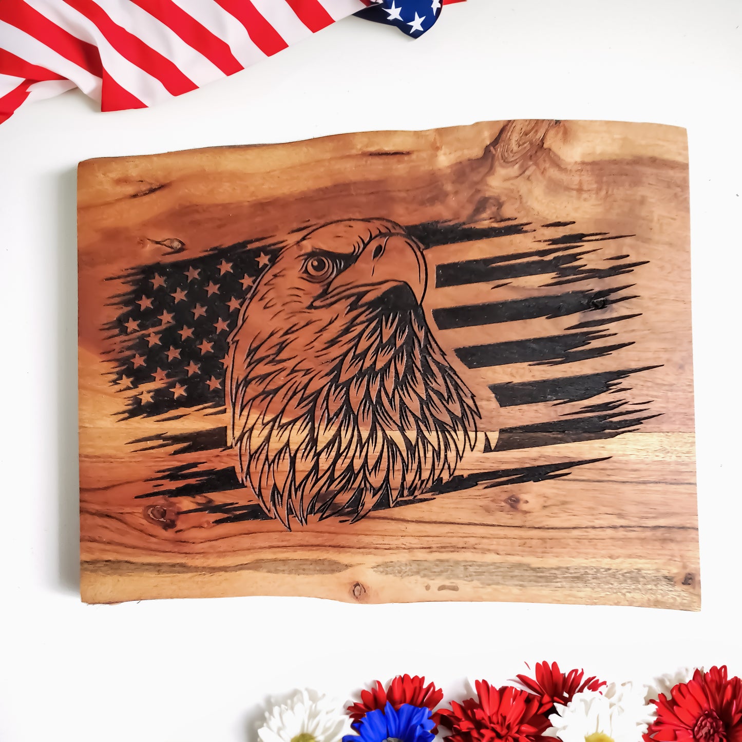 Live Edge Acacia Wood Cutting Boards