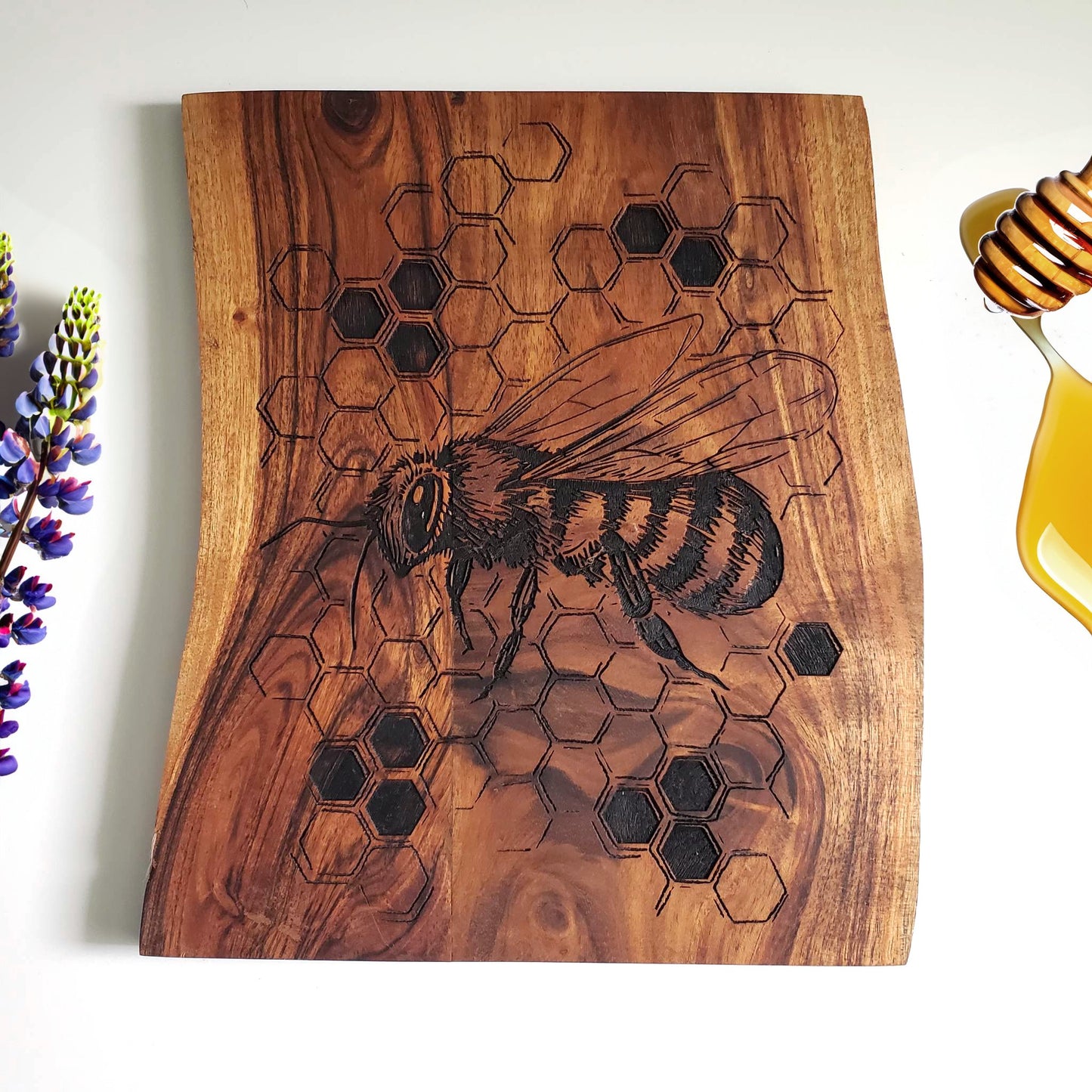 Live Edge Acacia Wood Cutting Boards