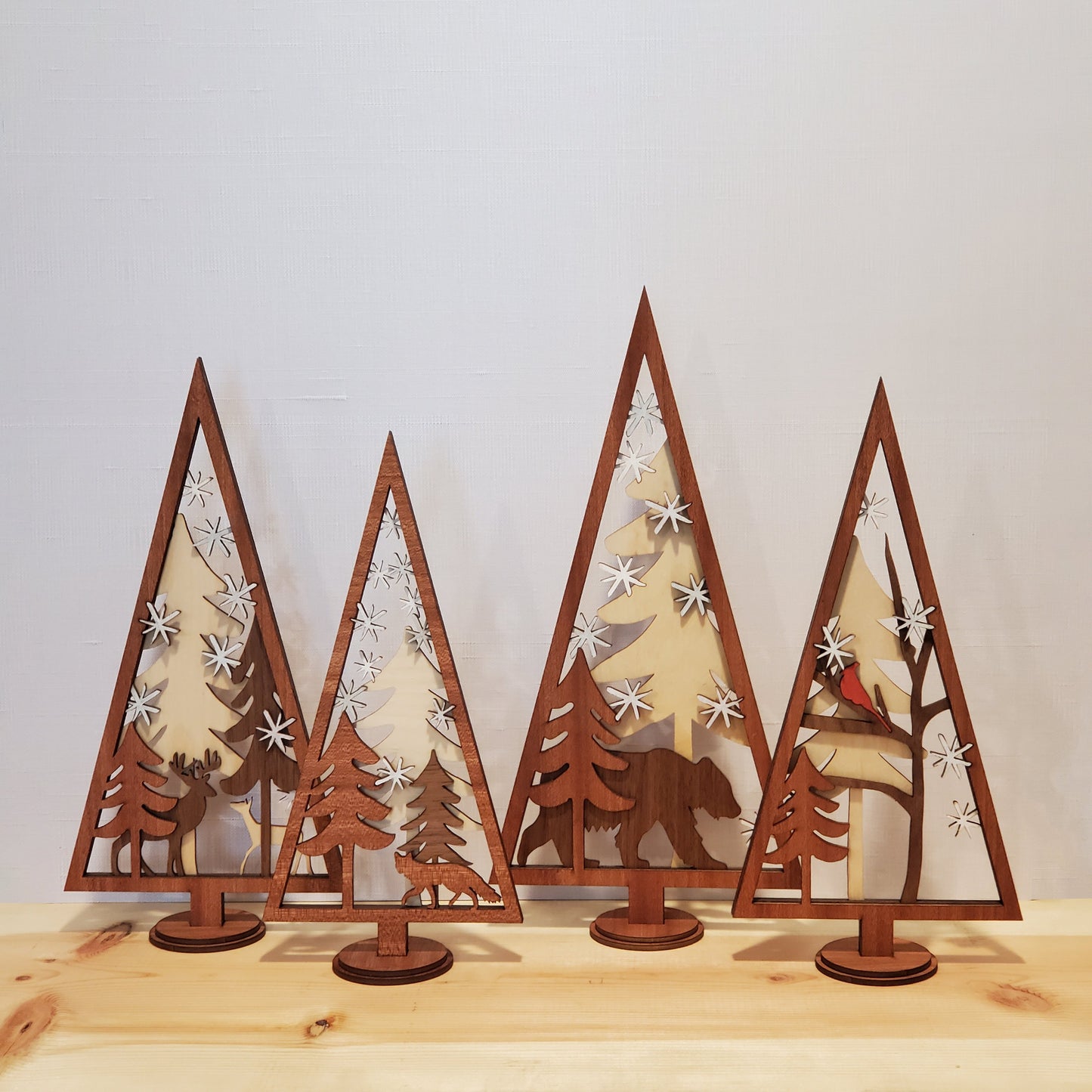 Woodland Animal Tree Shelf Sitters