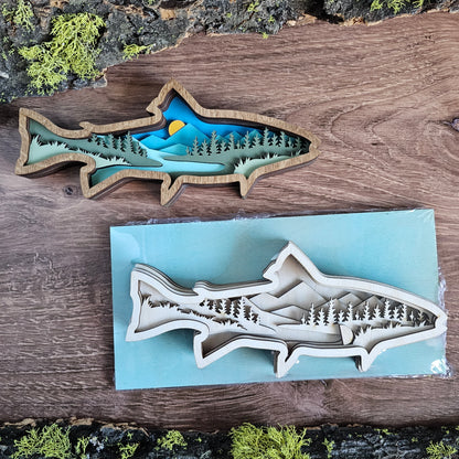 3D Fish Art DIY Kit