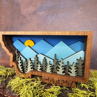 3D Layered Mini Montana