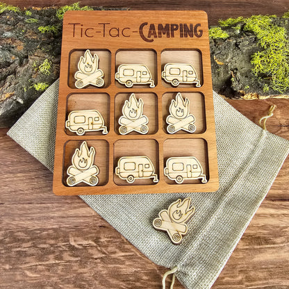 Camping Tic-Tac-Toe Game