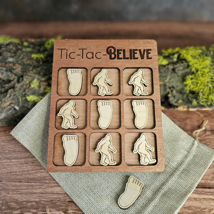 Bigfoot Tic Tac Toe Believe