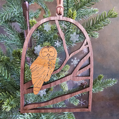 Moose Arch Christmas Tree Ornament