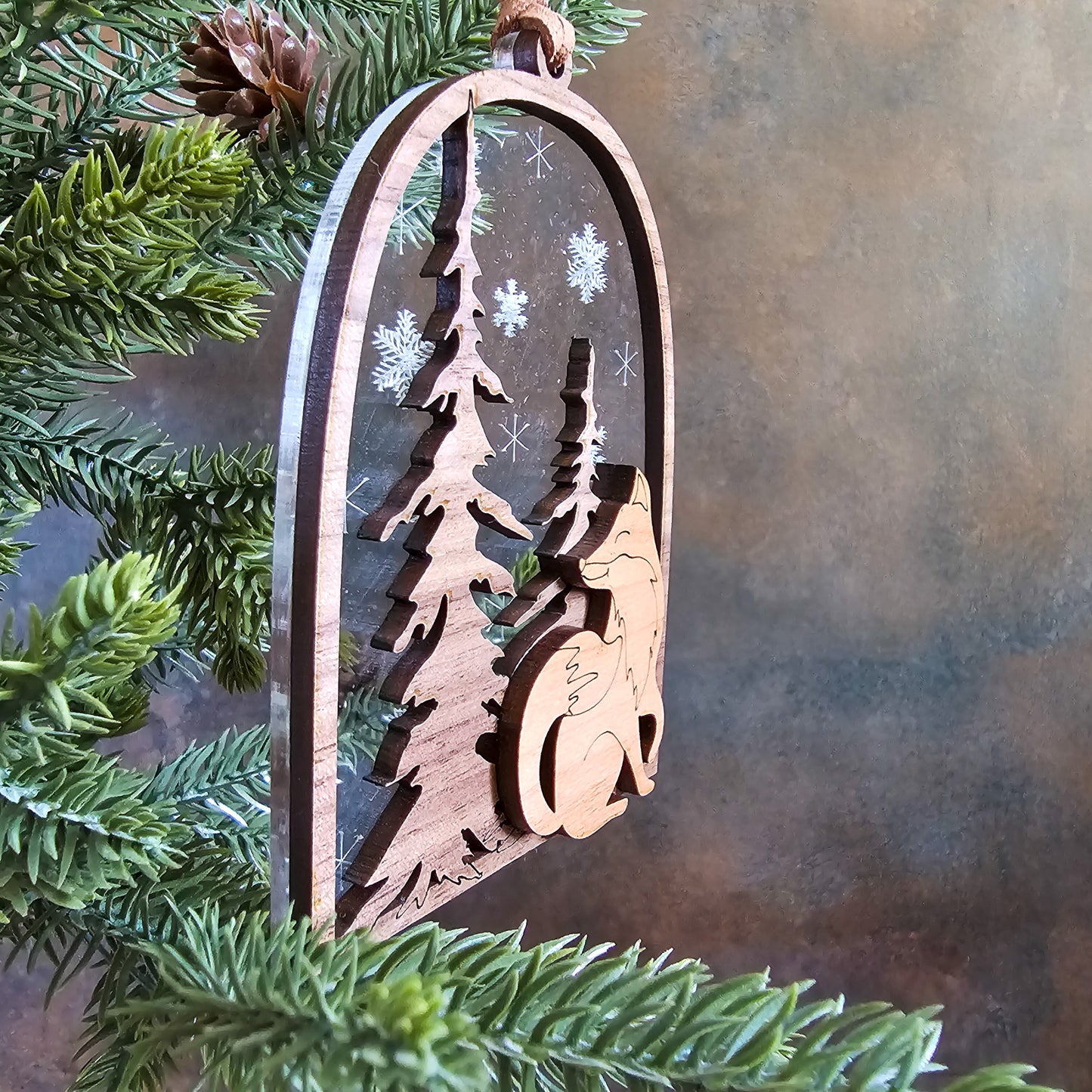 Deer Arch Christmas Tree Ornament