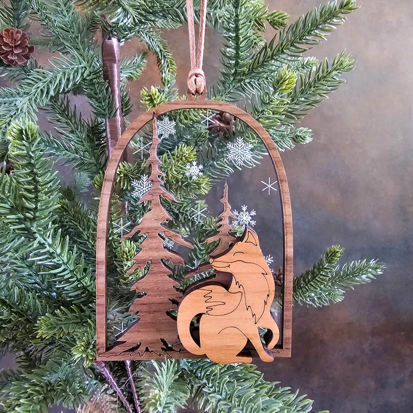 Moose Arch Christmas Tree Ornament