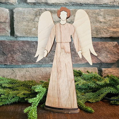 Handcrafted Wooden Nativity Set