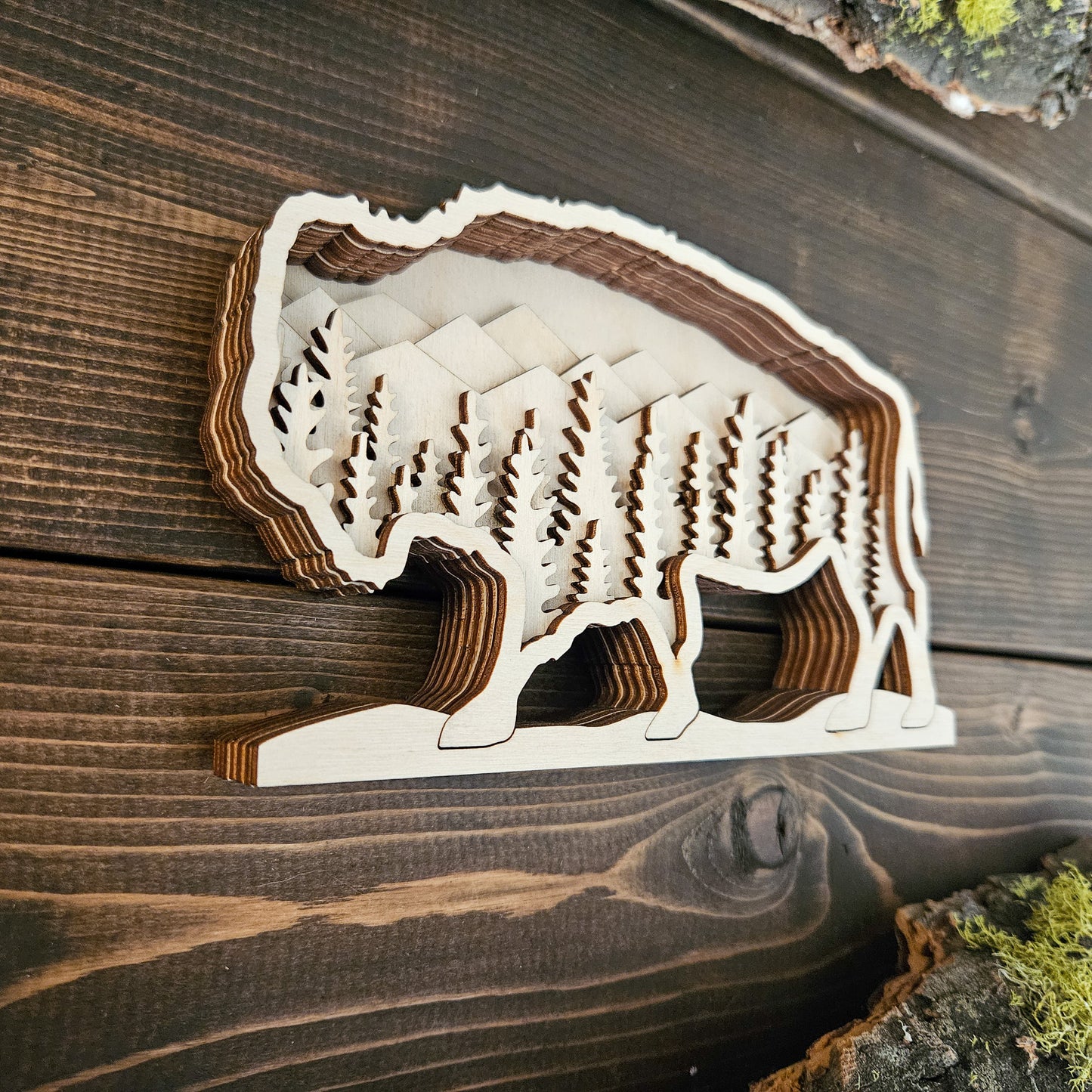 3D Layered Bison Art DIY Kit-New Version