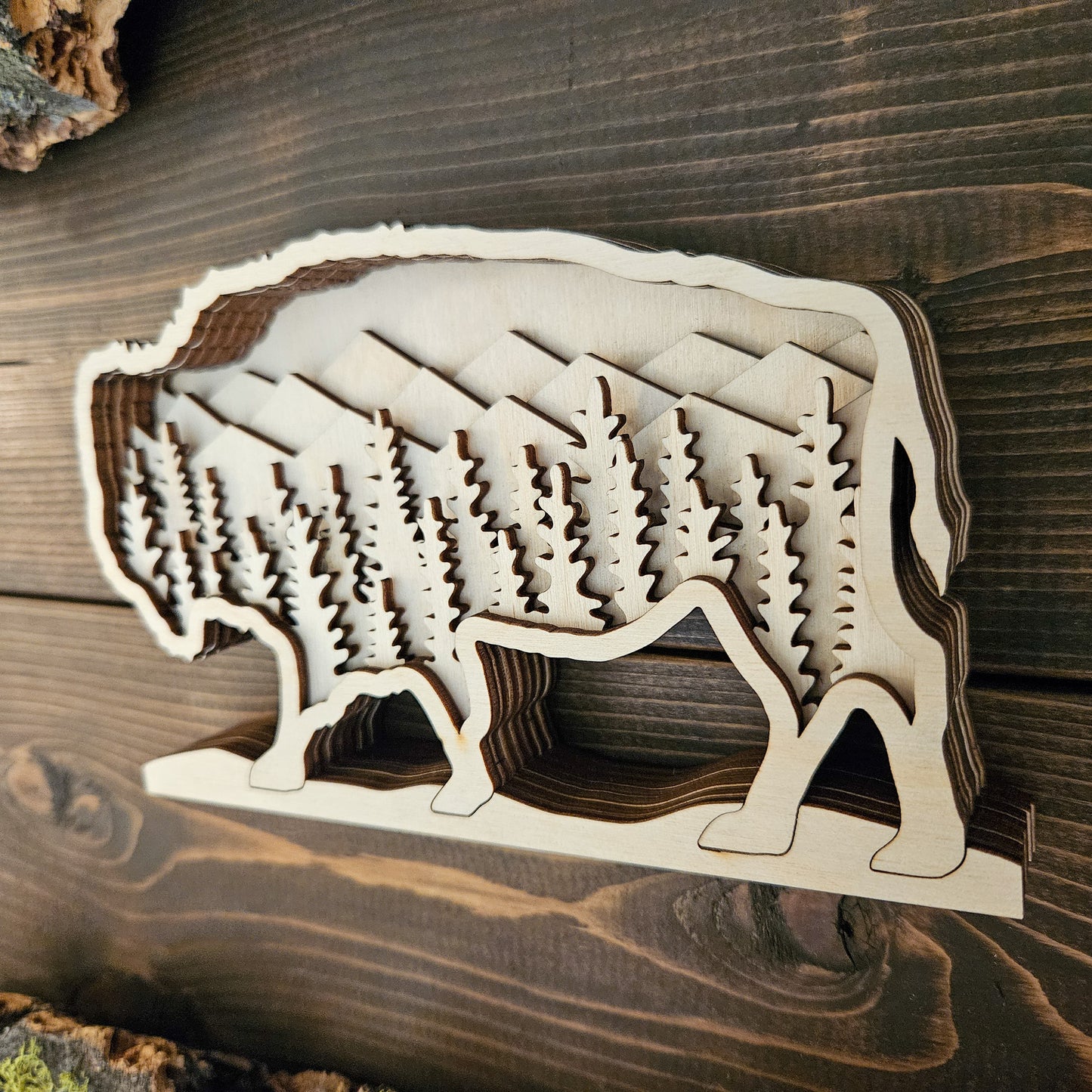 3D Layered Bison Art DIY Kit-New Version