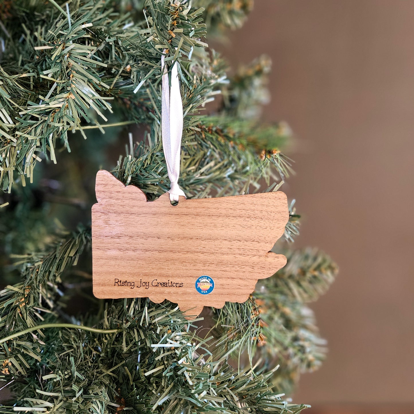 Montana Bitterroot State Flower Ornament