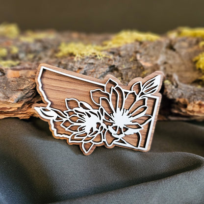 Montana State Flower Magnet