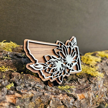 Montana State Flower Magnet