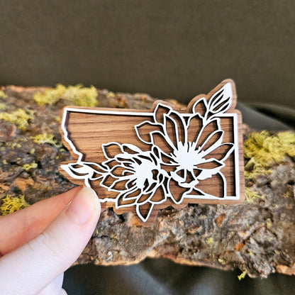 Montana State Flower Magnet