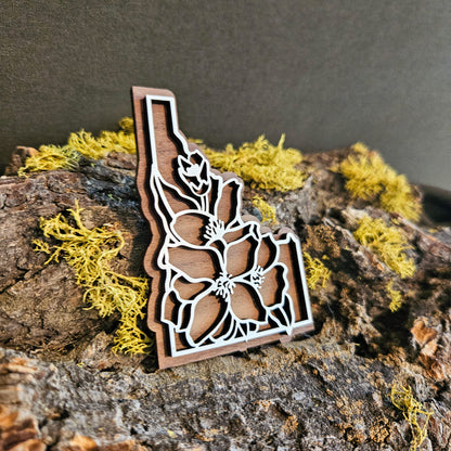 Idaho State Flower Magnet