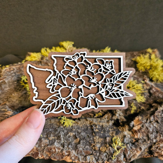 Washington State Flower Magnet