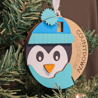 Penguin Christmas Countdown Ornament