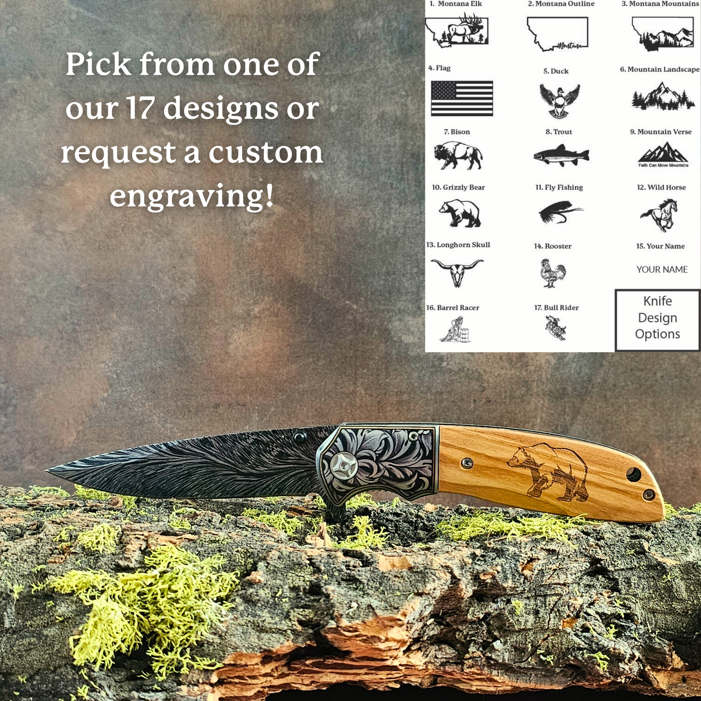 Personalized Tooled Knife
