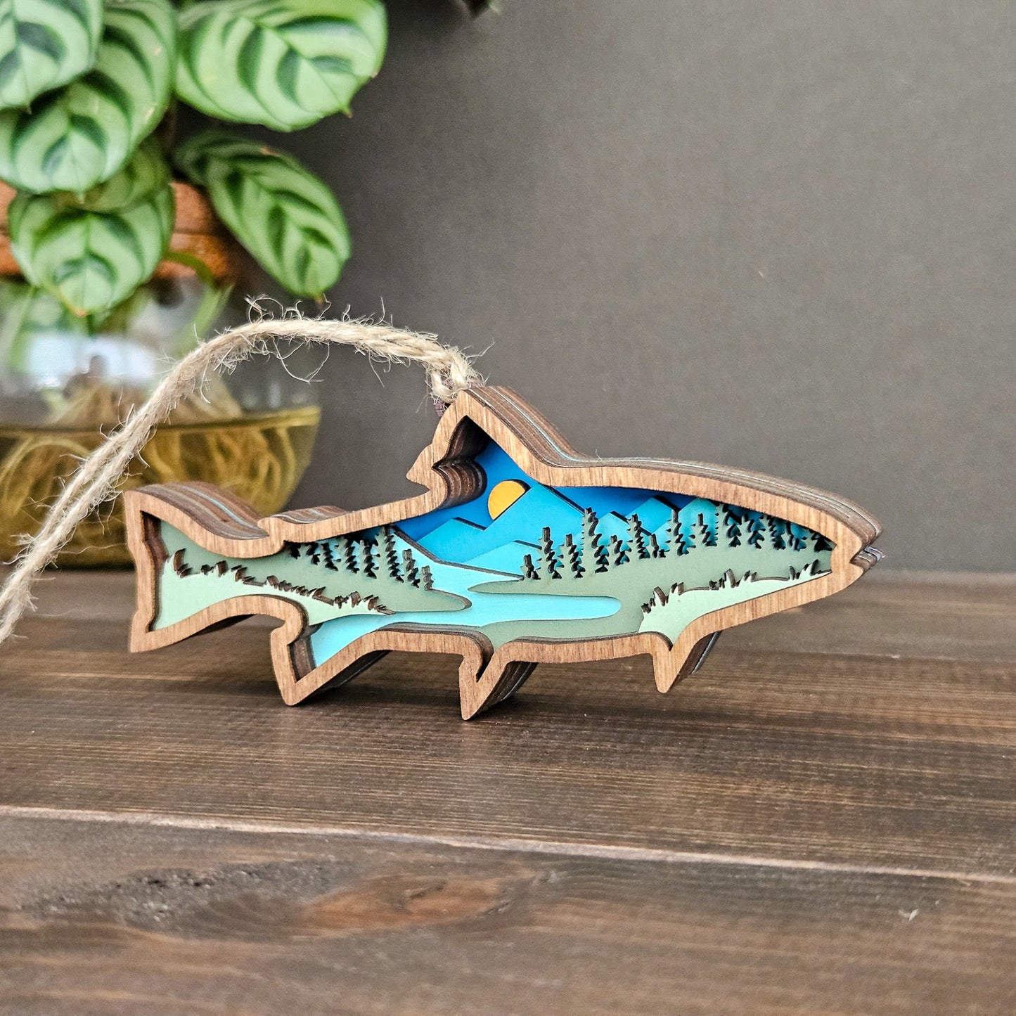 Mini 3D Fish Christmas Tree Ornament