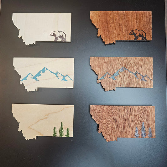 Montana Mountains Magnet