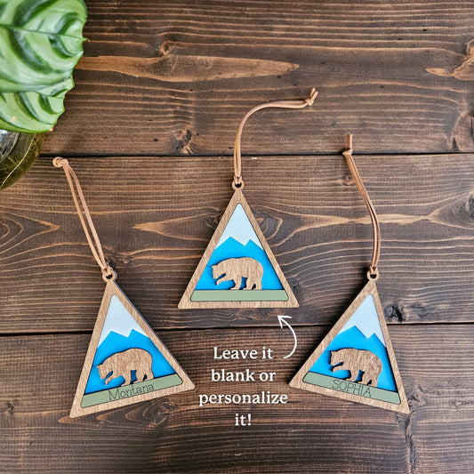 Mountain Bear Ornament