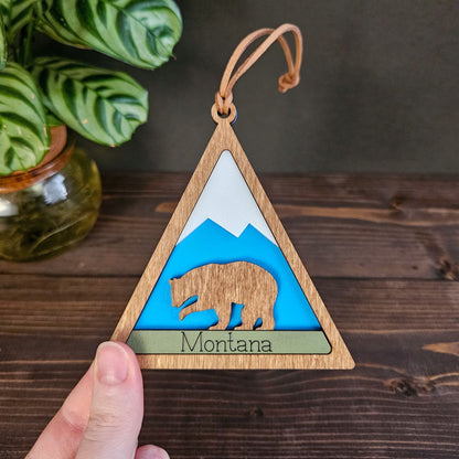 Mountain Bear Ornament