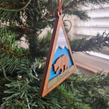 Mountain Bear Ornament