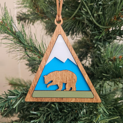 Mountain Bear Ornament