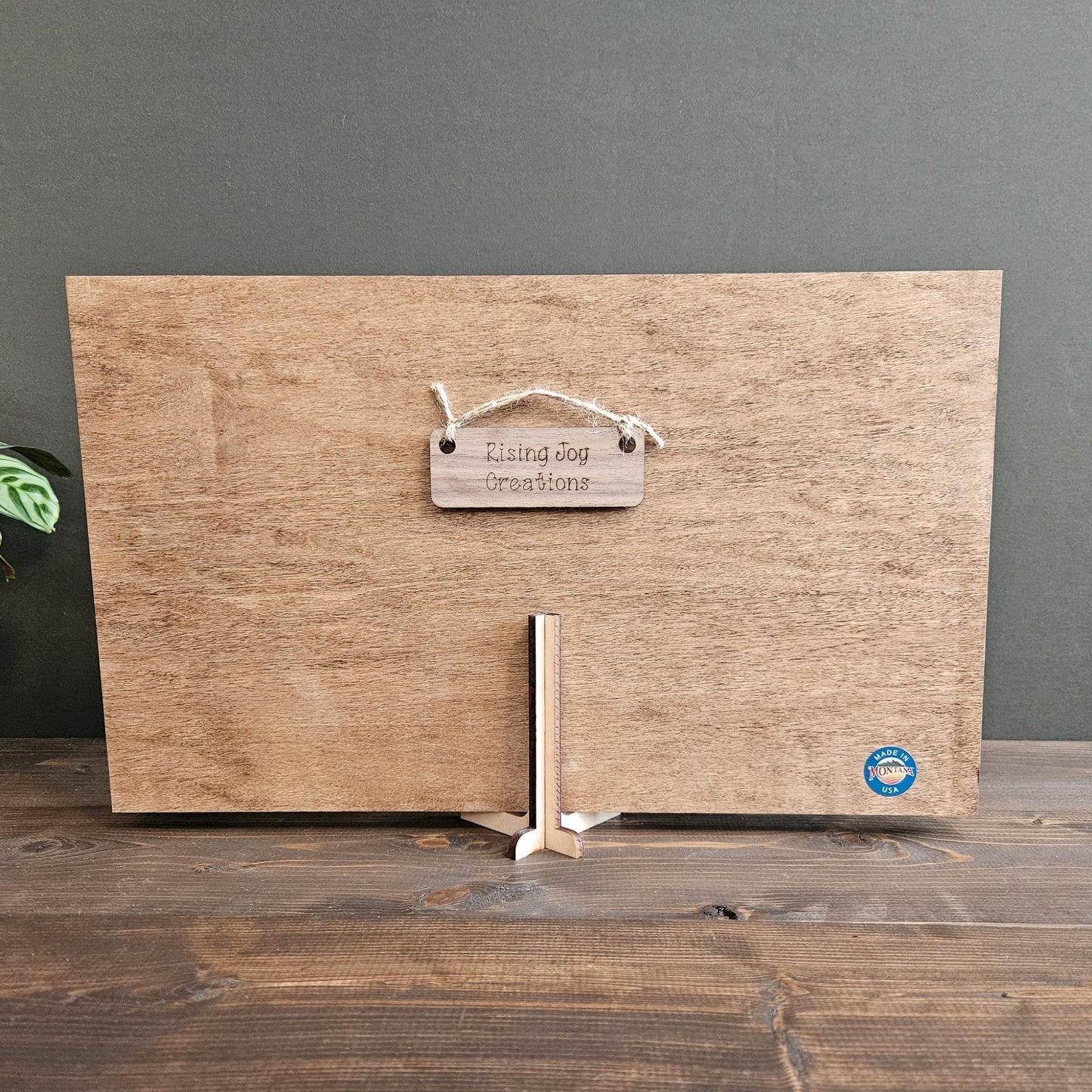 USA State Travel Map-Blue Background