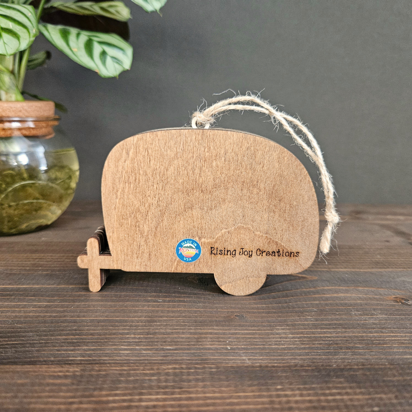 3D Camper Christmas Tree Ornament