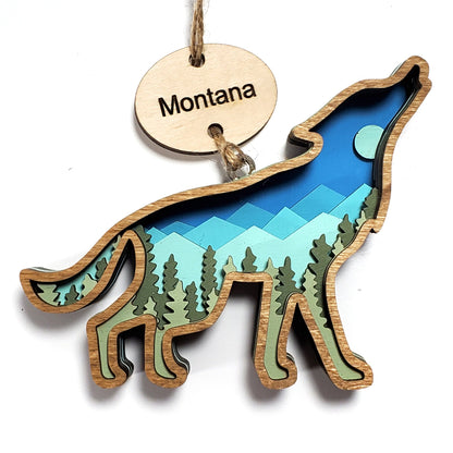 3D Bear Christmas Tree Ornament