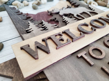 Moose Welcome Sign - Customize now!