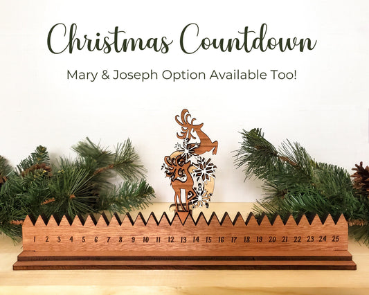 Reindeer Christmas Countdown 2023 Advent Calendar